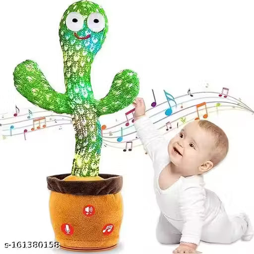 Dancing Cactus Talking Toy, Rechargeable Toy, Wriggle & Singing Recording Repeat What You Say